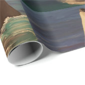 Cadeau Papier d'enveloppement Orca pour bébé (Coin rond)