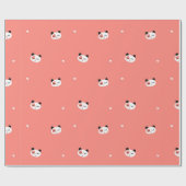 Cadeau Papier d'enveloppement Panda Cute (Plat)