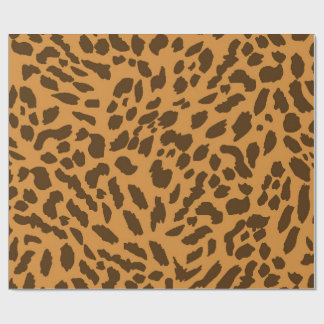Cadeau Papier d'enveloppement papier papier gras Cheetah