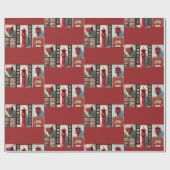 Cadeau Papier d'enveloppement papier Vintage (Plat)