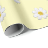 Cadeau Papier d'enveloppement Pastel Daisy (Coin rond)
