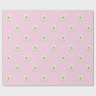 Cadeau Papier d'enveloppement Pastel Daisy