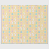 Cadeau Papier d'enveloppement Pastel Pâques (Plat)