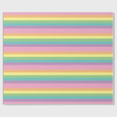 Cadeau Papier d'enveloppement Pastel Rainbow (Plat)