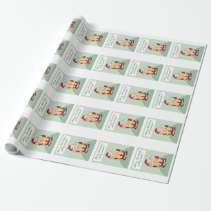 Cadeau Papier d'enveloppement Père Noël Mooning