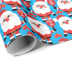 Cadeau Papier d'enveloppement Père Noël Pickleball