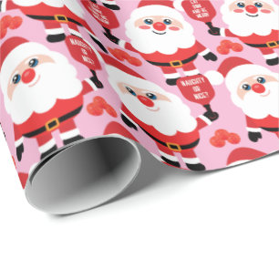 Cadeau Papier d'enveloppement Père Noël Pickleball
