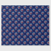 Cadeau Papier d'enveloppement Père Noël Space (Plat)