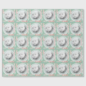 Cadeau Papier d'enveloppement photo SNOWFLAKE pour bébé p (Plat)