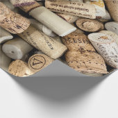 Cadeau Papier d'enveloppement photo Vin Corks (Coin)