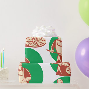 Cadeau Papier d'enveloppement Pizza Baker