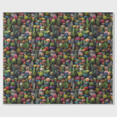 Cadeau Papier d'enveloppement Plante du désert (Plat)