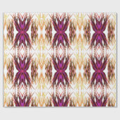 Cadeau Papier d'enveloppement plante fractal (Plat)