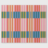 Cadeau Papier d'enveloppement plat Festive moderne (Plat)