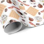 Cadeau Papier d'enveloppement pour aliments du petit-déje (Coin rond)