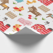 Cadeau Papier d'enveloppement pour animaux de ferme migno (Coin)