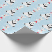 Cadeau Papier d'enveloppement pour animaux de l'Arctique (Coin)