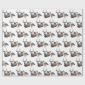 Cadeau Papier d'enveloppement pour animaux forestiers (Plat)