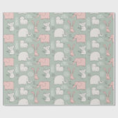 Cadeau Papier d'enveloppement pour animaux mignons (Plat)