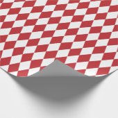 Cadeau Papier d'enveloppement pour arlequin blanc et roug (Coin)