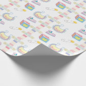 Cadeau Papier d'enveloppement pour bébé (Coin)