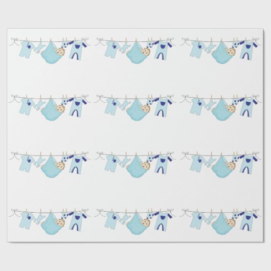 Cadeau Papier d'enveloppement pour bébé (Plat)