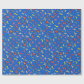 Cadeau Papier d'enveloppement pour bébé Dala (Plat)