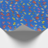 Cadeau Papier d'enveloppement pour bébé Dala (Coin)