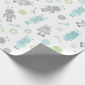 Cadeau Papier d'enveloppement pour bébés robots (Coin)