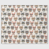 Cadeau Papier d'enveloppement pour chats (Plat)
