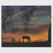 Cadeau Papier d'enveloppement pour chevaux du Sud-Ouest (Plat)