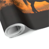 Cadeau Papier d'enveloppement pour chevaux du Sud-Ouest (Coin rond)