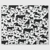 Cadeau Papier d'enveloppement pour chevaux ou pour découp (Plat)