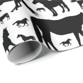 Cadeau Papier d'enveloppement pour chevaux ou pour découp (Coin rond)