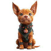 Cadeau Papier d'enveloppement pour chien de Noël