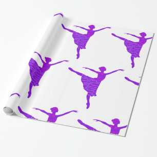 Cadeau Papier d'enveloppement pour danseuse de ballet vio