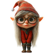 Cadeau Papier d'enveloppement pour elfe de Noël de la fil