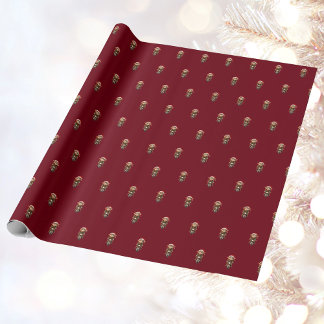 Cadeau Papier d'enveloppement pour elfe de Noël de moto