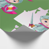 Cadeau Papier d'enveloppement pour enfant chevalier