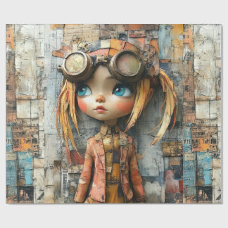 Cadeau Papier d'enveloppement pour enfants Steampunk
