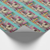 Cadeau Papier d'enveloppement pour l'anniversaire de Rat  (Coin)