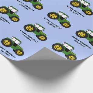 Cadeau Papier d'enveloppement pour l'anniversaire du trac