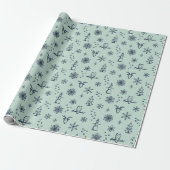Cadeau Papier d'enveloppement pour objets d'hiver - Monna (Déroulé)