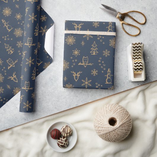 Cadeau Papier d'enveloppement pour objets d'hiver - Pouss (Artisanat)