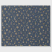 Cadeau Papier d'enveloppement pour objets d'hiver - Pouss (Plat)