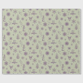 Cadeau Papier d'enveloppement pour objets d'hiver - Thé + (Plat)