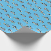 Cadeau Papier d'enveloppement pour thème jeep Safari (Coin)