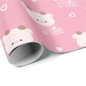 Cadeau Papier d'enveloppement pour vache couché (Coin rond)