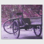 Cadeau Papier d'enveloppement pour vieux vélos (Plat)