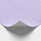 Cadeau Papier d'enveloppement pourpre Tour Eiffel Paris (Coin)